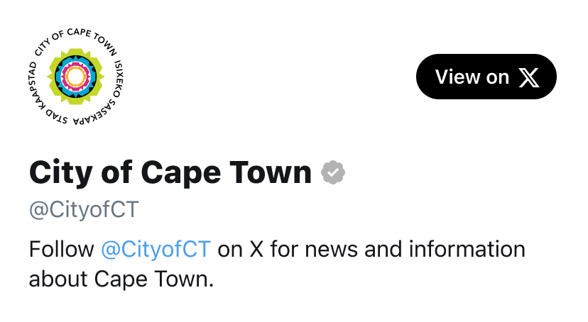 city of cape town